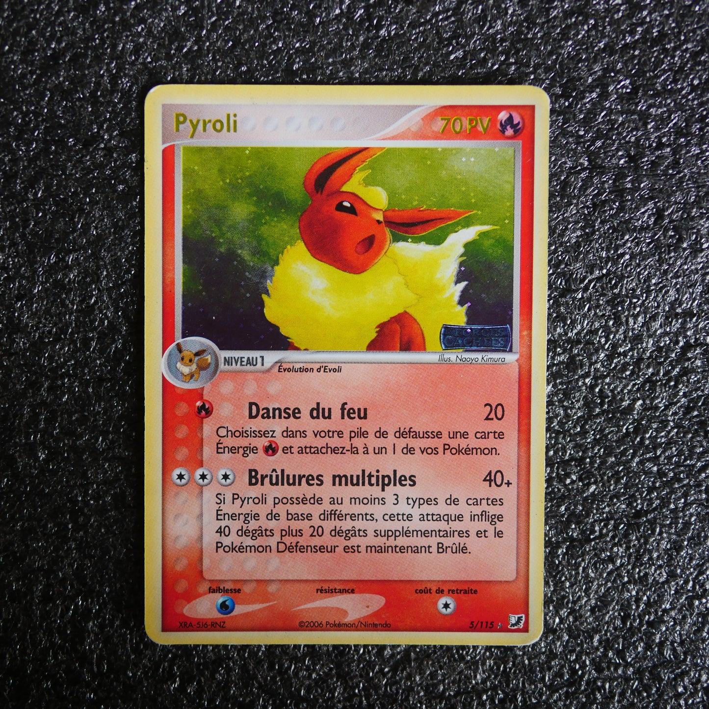Carte Pokémon Pyroli 5 115 Stamp