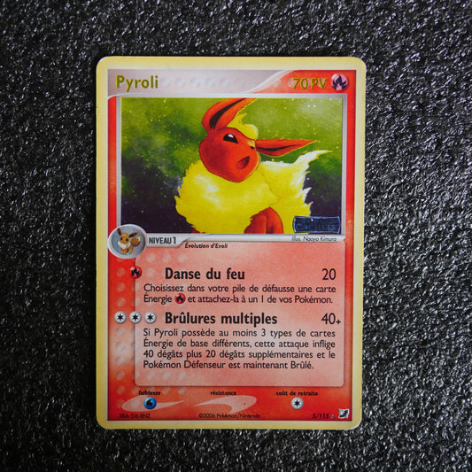 Carte Pokémon Pyroli 5 115 Stamp