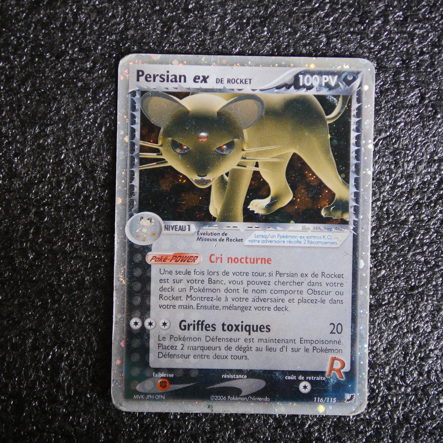 Carte Pokémon Persian 116 115