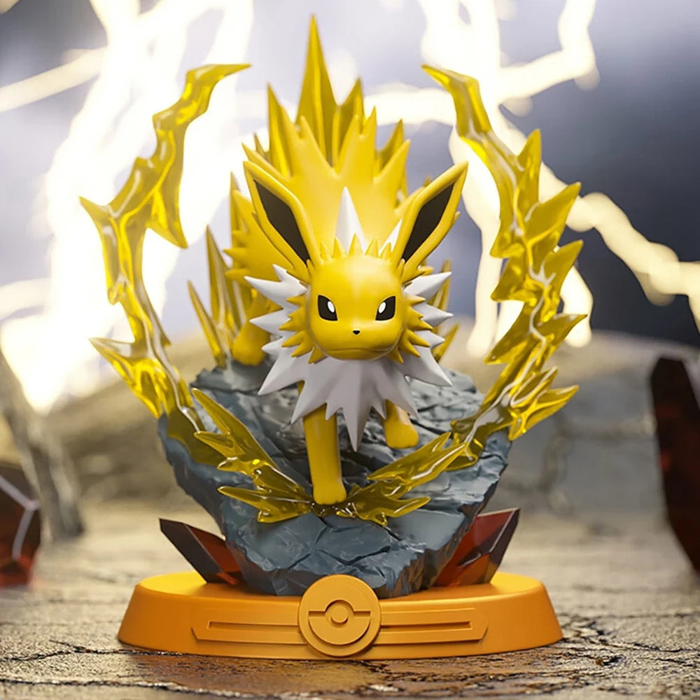 Figurine Pokémon Voltali sur son socle