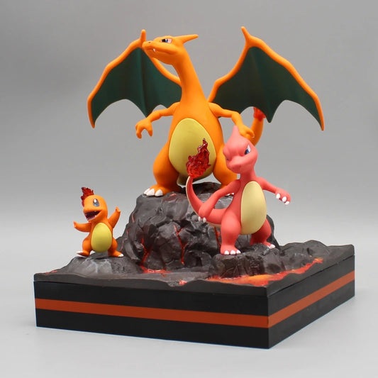 fIgurine Trio Dracofeu , Reptincel et Salamèche